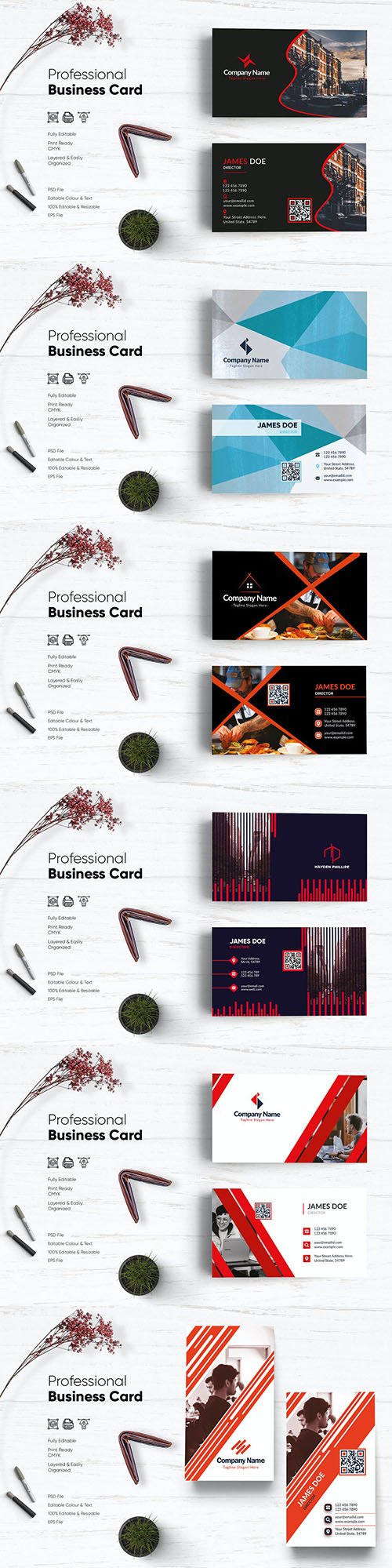 Creative Business Card Templates Pack
