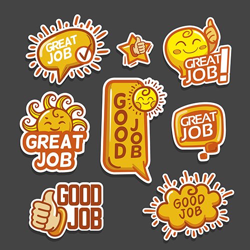 Great job stickers