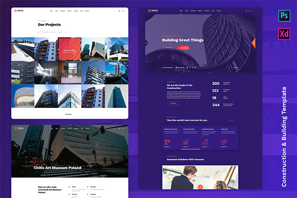 Ouranos - Construction & Building Template