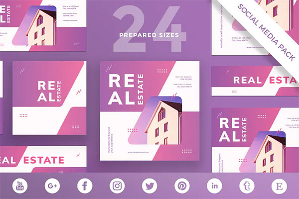 Real Estate Agency Social Media Pack