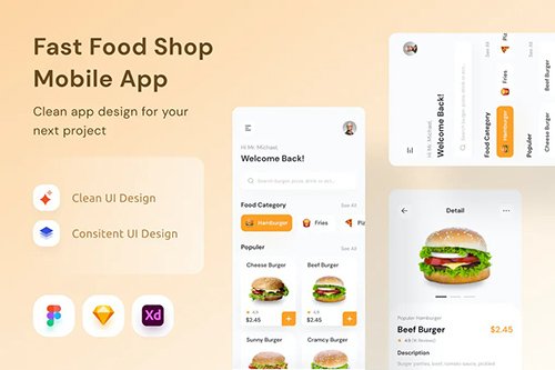 Fast Food Shop Mobile App