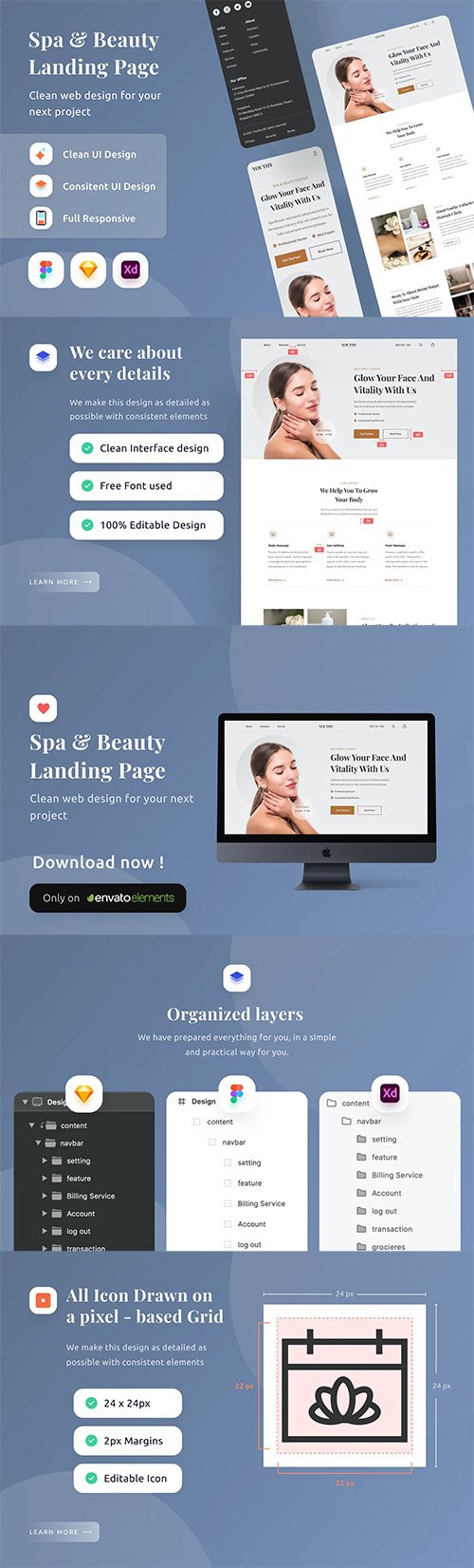 Spa & Beauty Landing Page