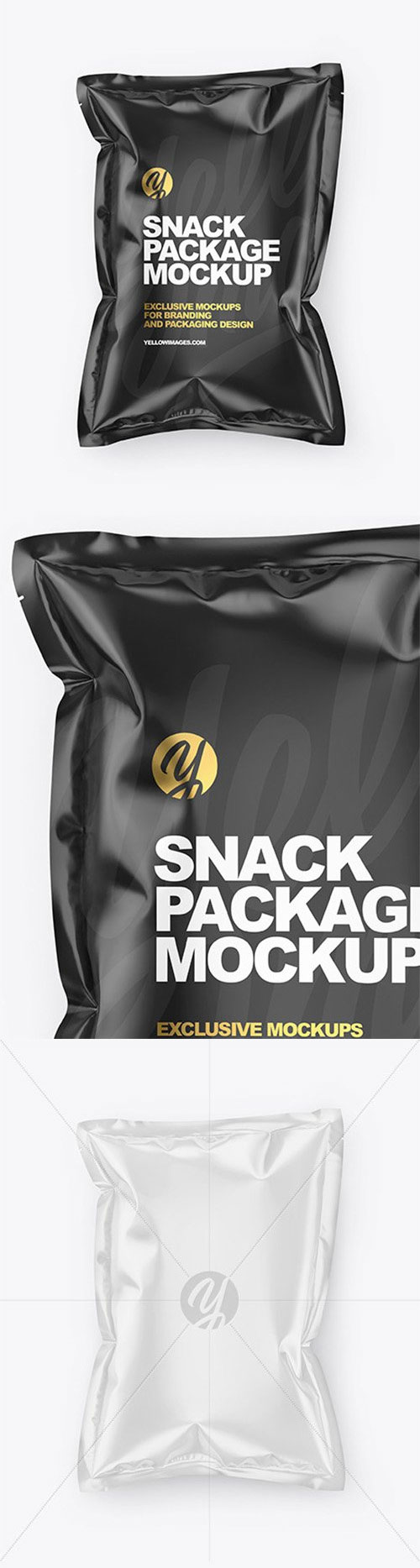 Glossy Snack Package Mockup 78538