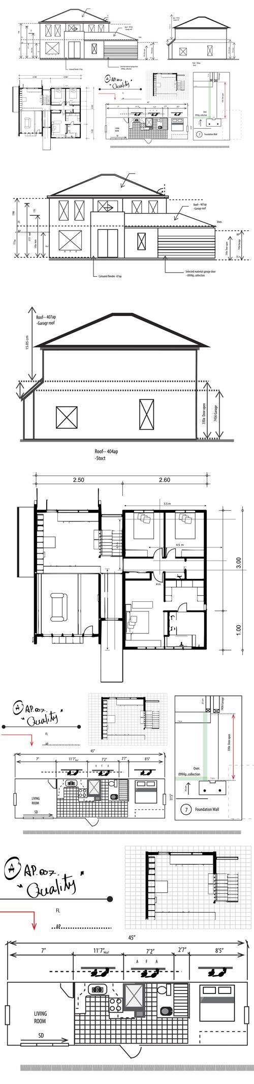 House Planning Illustration - Vector Template