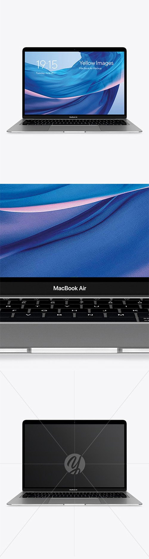 MacBook Air Space Gray Mockup 80687