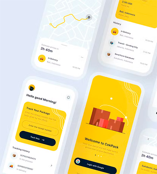 Delivery Mobile App - Uixasset