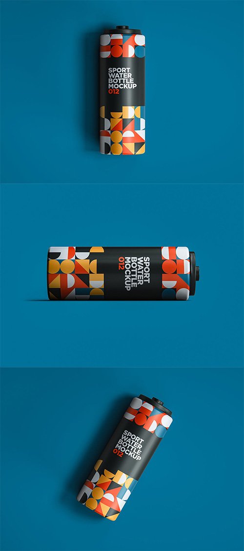 Sport Water Bottle Mockup 012