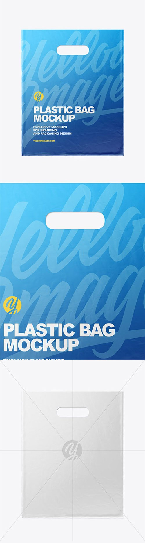 Plastic Carrier Bag Mockup 80480