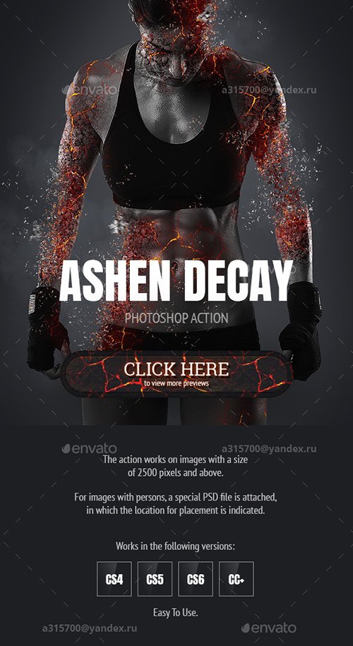 Ashen Decay Photoshop Action 20151043