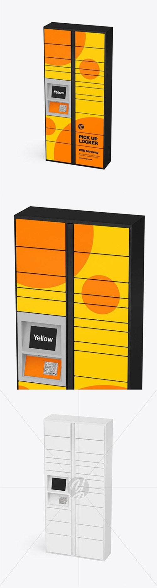 Pick Up Locker Mockup 79936