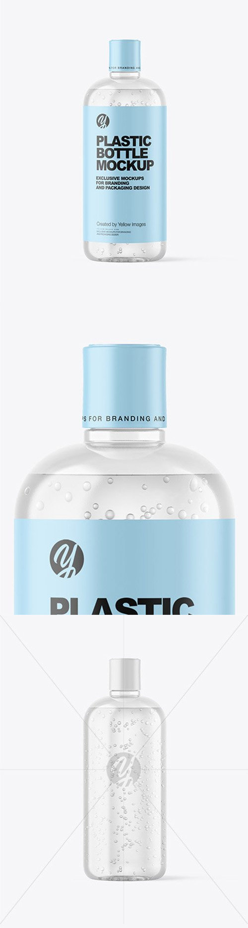 Clear Cosmetic Bottle Mockup 80158