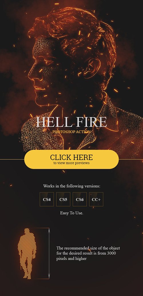 Hell Fire Photoshop Action 19945483