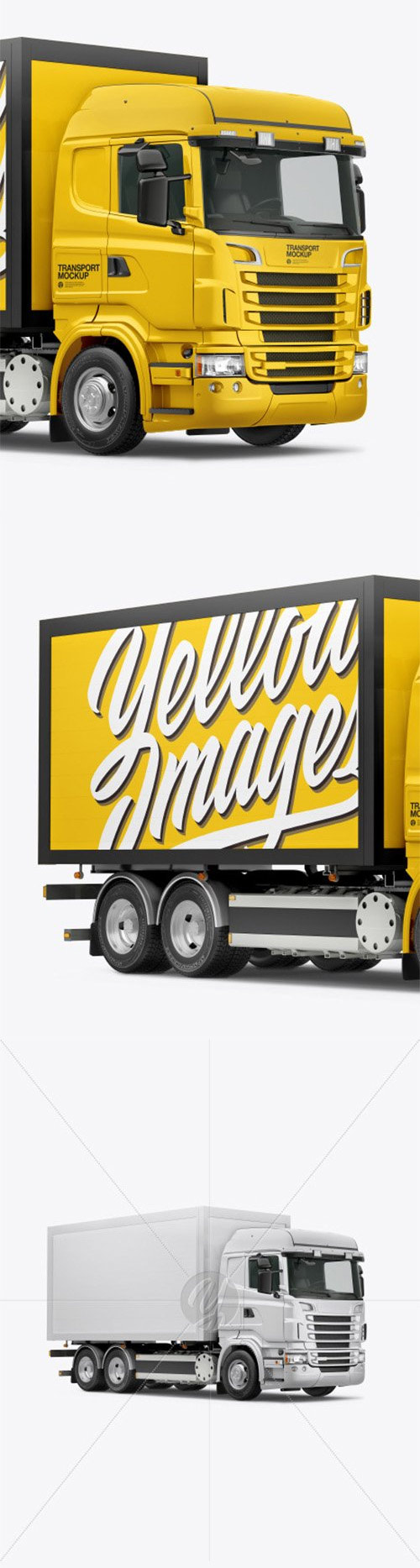 Truck Mockup - Half Side View 47175