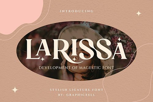 Larissa - Stylish Ligatur Typeface