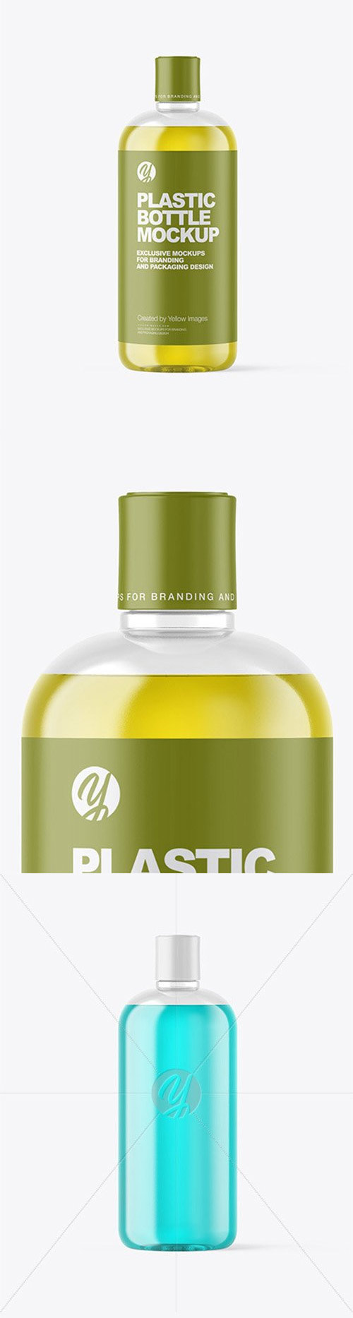 Color Liquid Cosmetic Bottle Mockup 80053