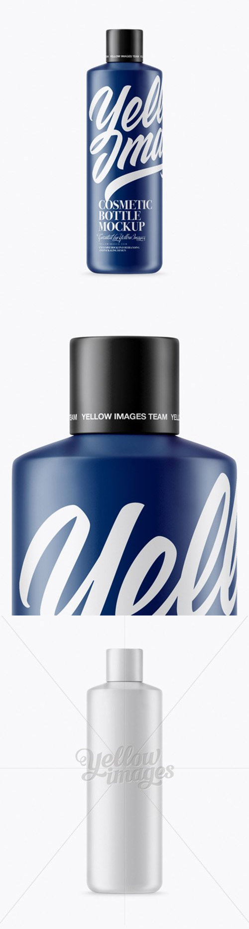 Matte Cosmetic Bottle Mockup 18292