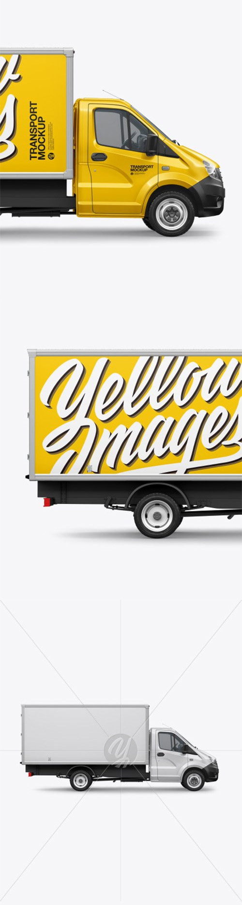 Box Truck Mockup - Side View 37556
