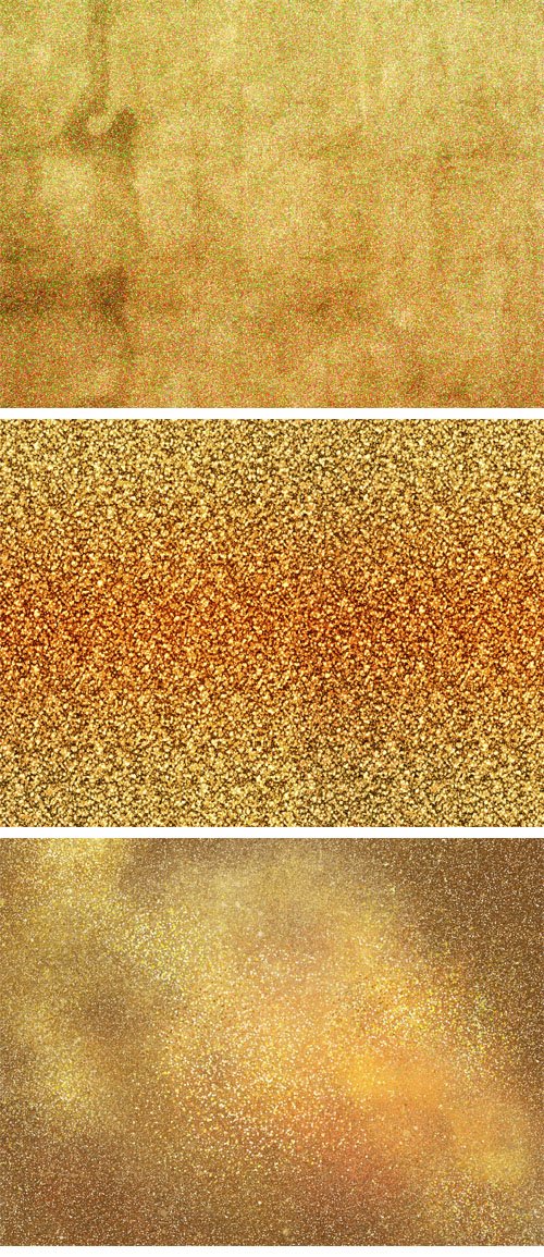 10 Gold Glitter Backgrounds Collection