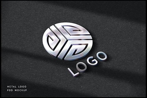 Metal Logo Mockup