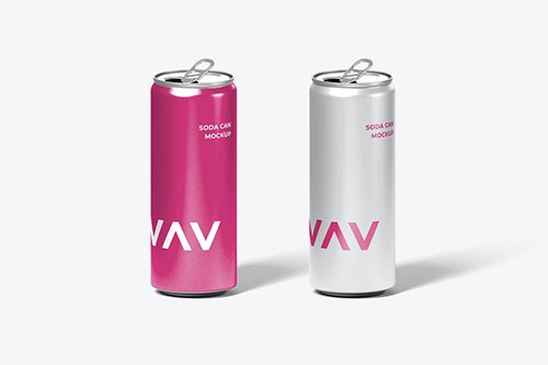 Soda Can Mockup