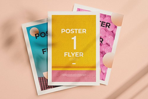 Simple Minimal Poster Flyer Mockup Template