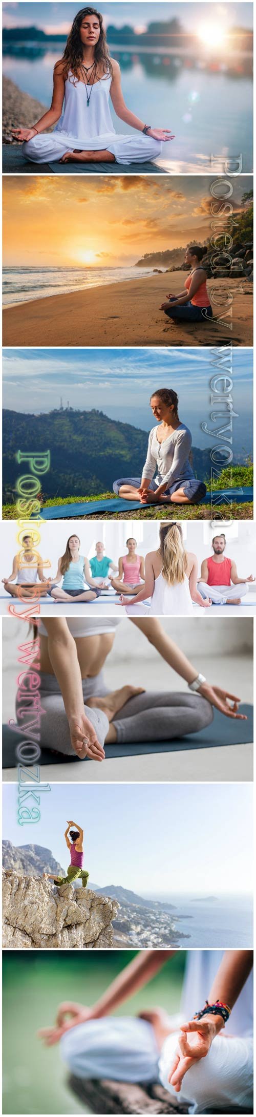 Yoga beautiful stock photo