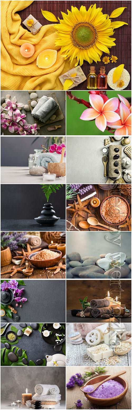 Spa backgrounds beautiful stock photo