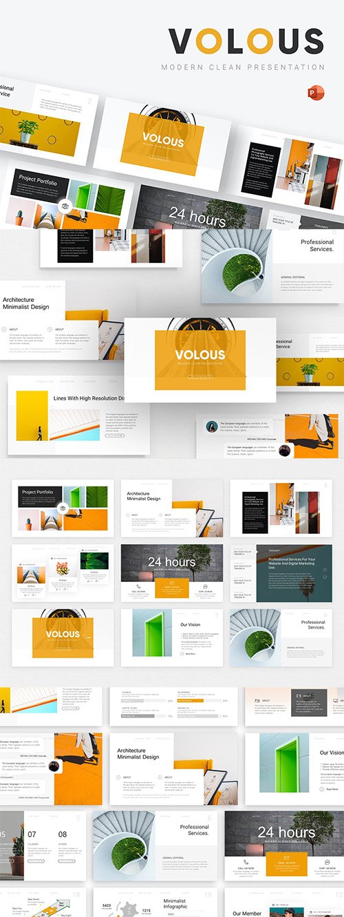 Volous Multipurpose Modern PowerPoint Template