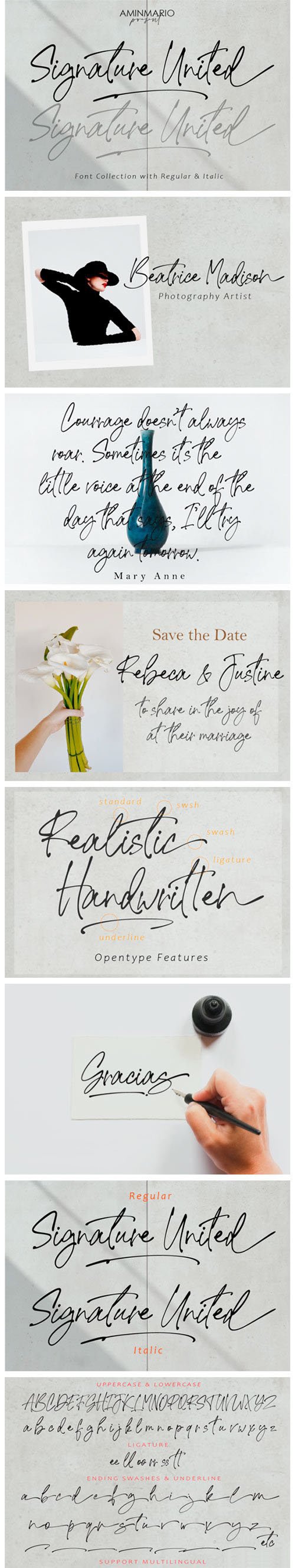 Signature United - Stylish Handwritten Font