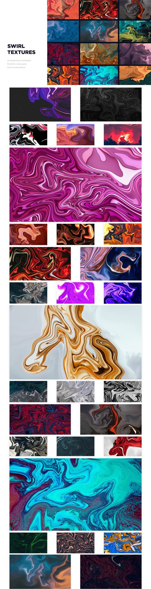 50 Swirl Textures Pack