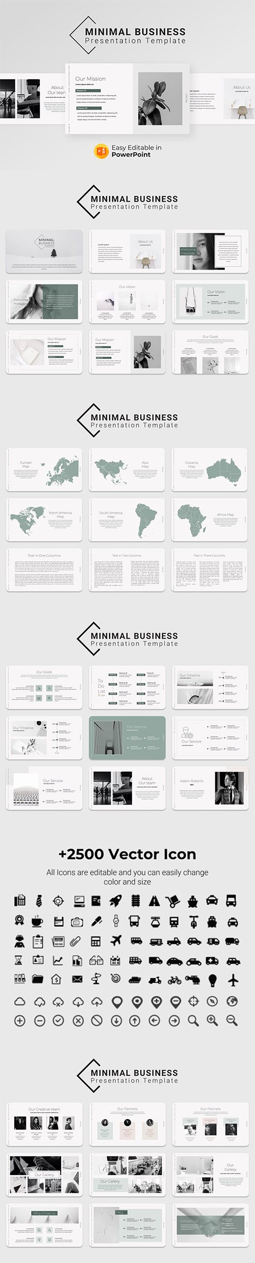 Minimal Business PowerPoint Presentation Template