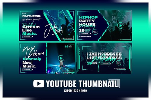Live Music YouTube Thumbnail