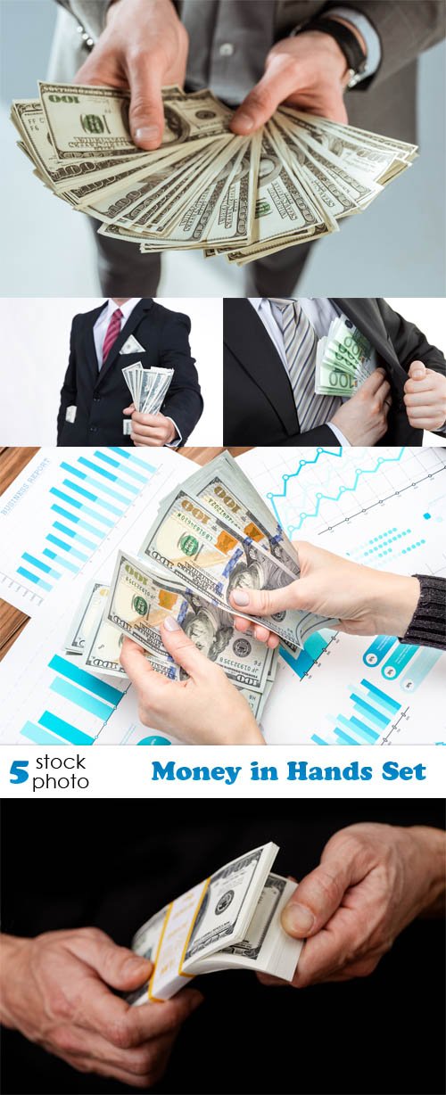 Photos - Money in Hands Set
