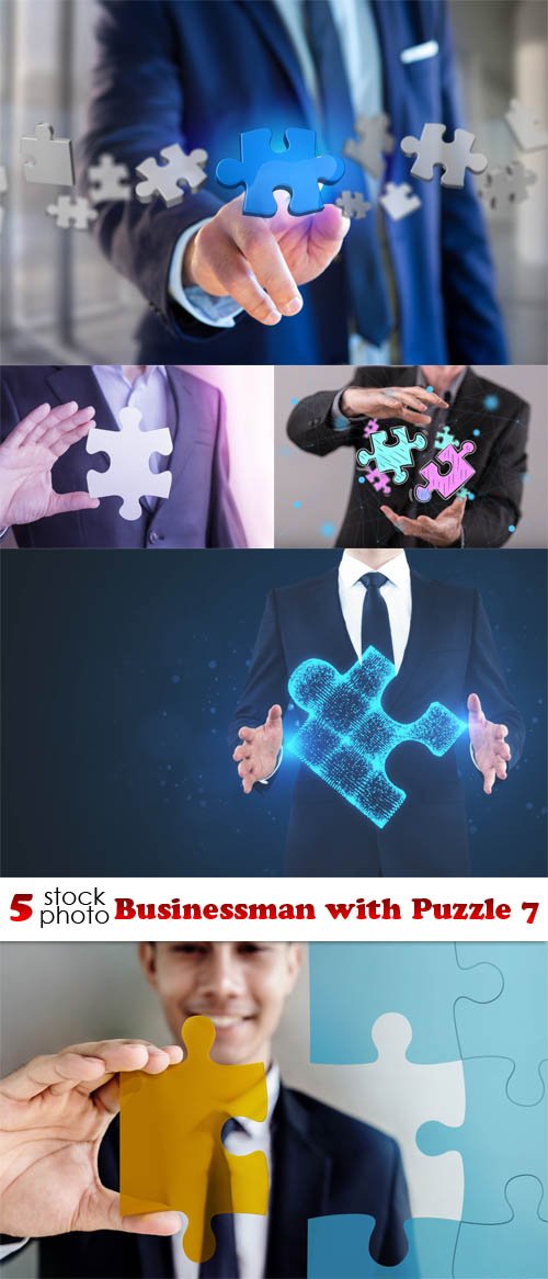 Photos - Businessman with Puzzle 7