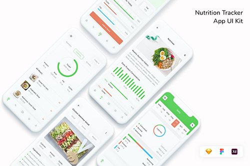 Nutrition Tracker App UI Kit