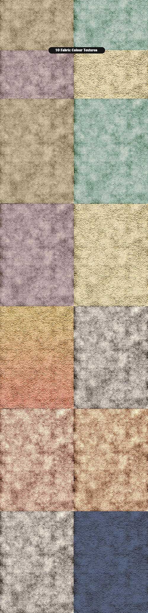 10 Fabric Colour Textures