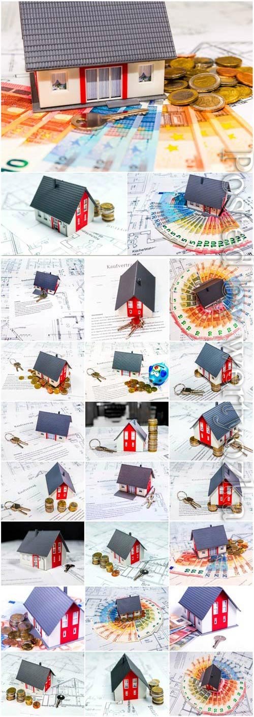 Concept architecture house and buying a house stock photo