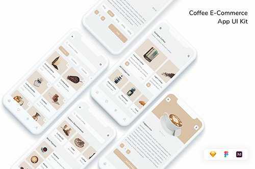 Coffee E-Commerce App UI Kit