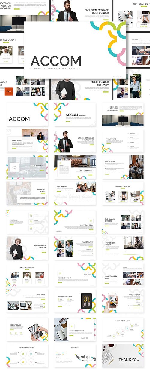 Accom - Busineess Powerpoint, Keynote and Google Slides Template