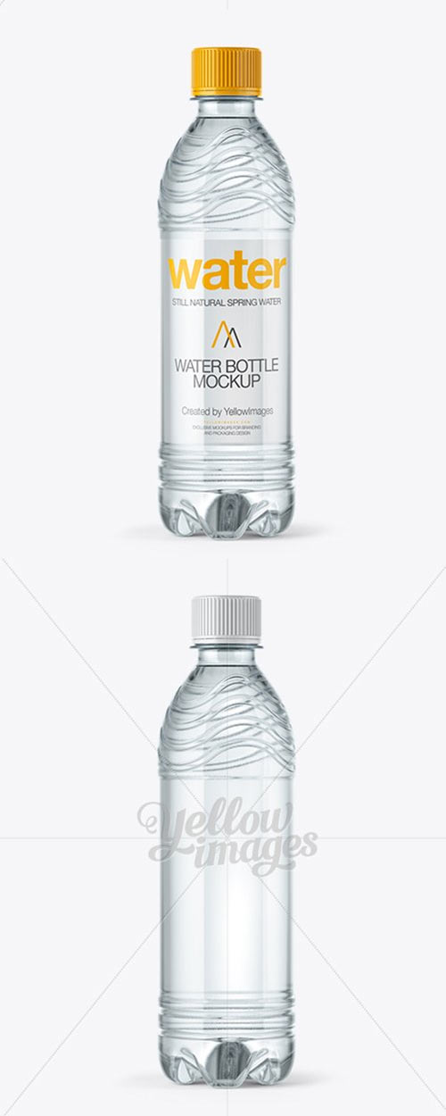 PET Water Bottle Mockup 13182