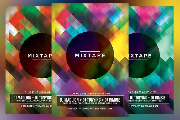 Mixtape Party PSD Flyer 2080485