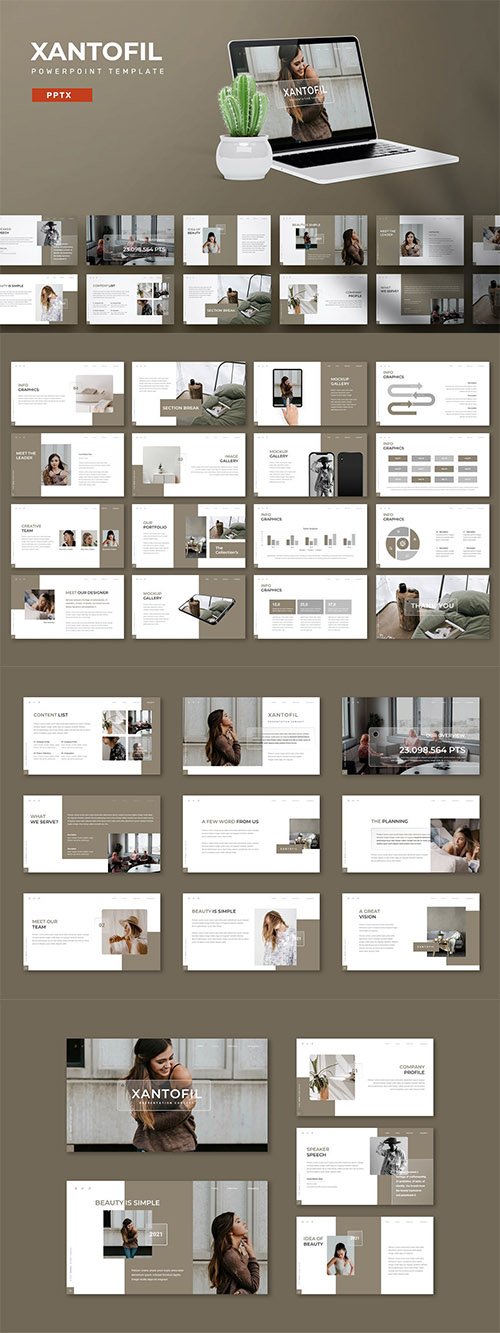 Xantofil - Powerpoint, Keynote and Google Slides Template