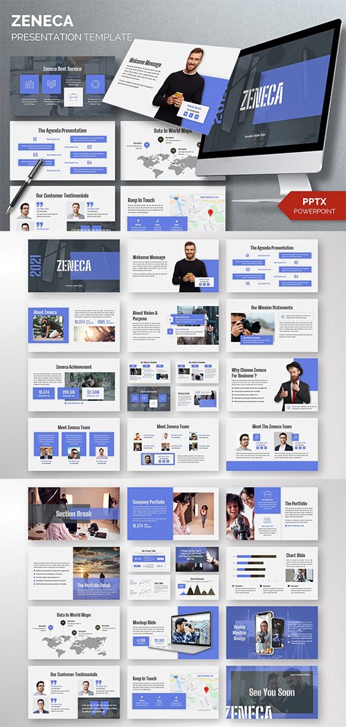 Zeneca - Business Powerpoint Template