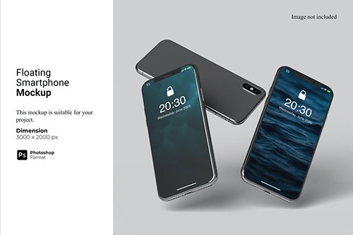 Floating Smartphone Mockup