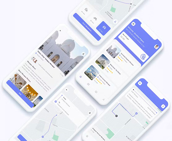 Mosque Finder App UI Kit