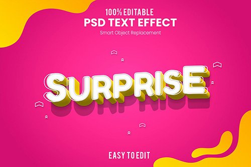 Surprise - Fun 3d Text Effect