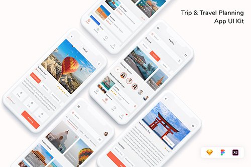 Trip & Travel Planning App UI Kit