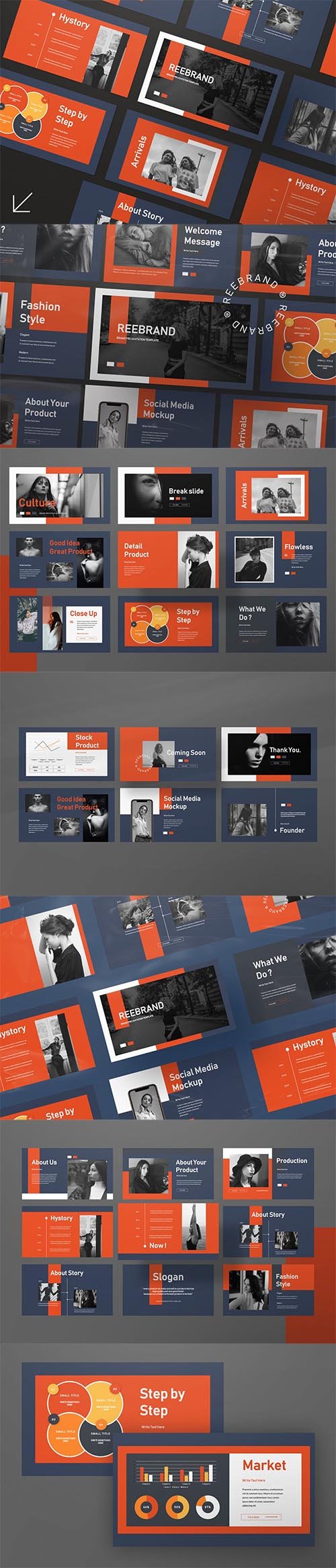 Reebrand Creative - Powerpoint, Keynote and Google Slides Template