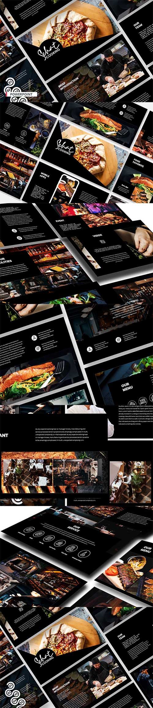 Restaurant Pitch - Powerpoint, Keynote and Google Slides Template