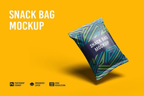 Snack Bag Mockup